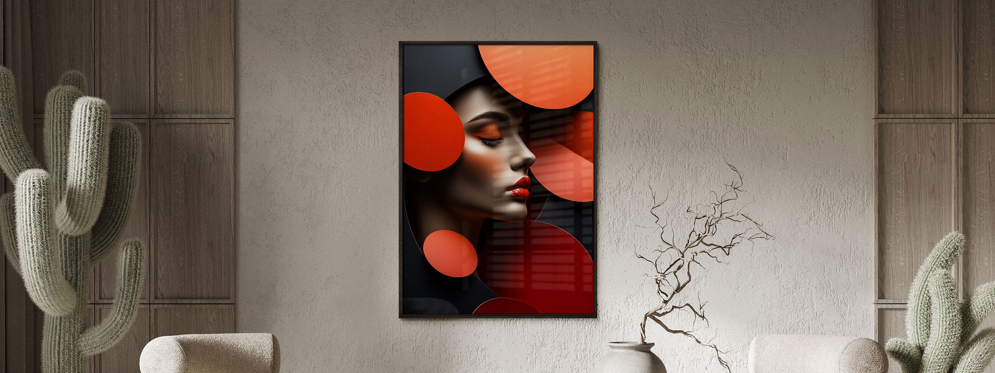 The CRUART Abstract Collection features captivating metal prints that blend bold colors, geometric shapes, and fluid forms. Each piece adds a touch of modern sophistication and artistic flair, transforming any space into a visual masterpiece.