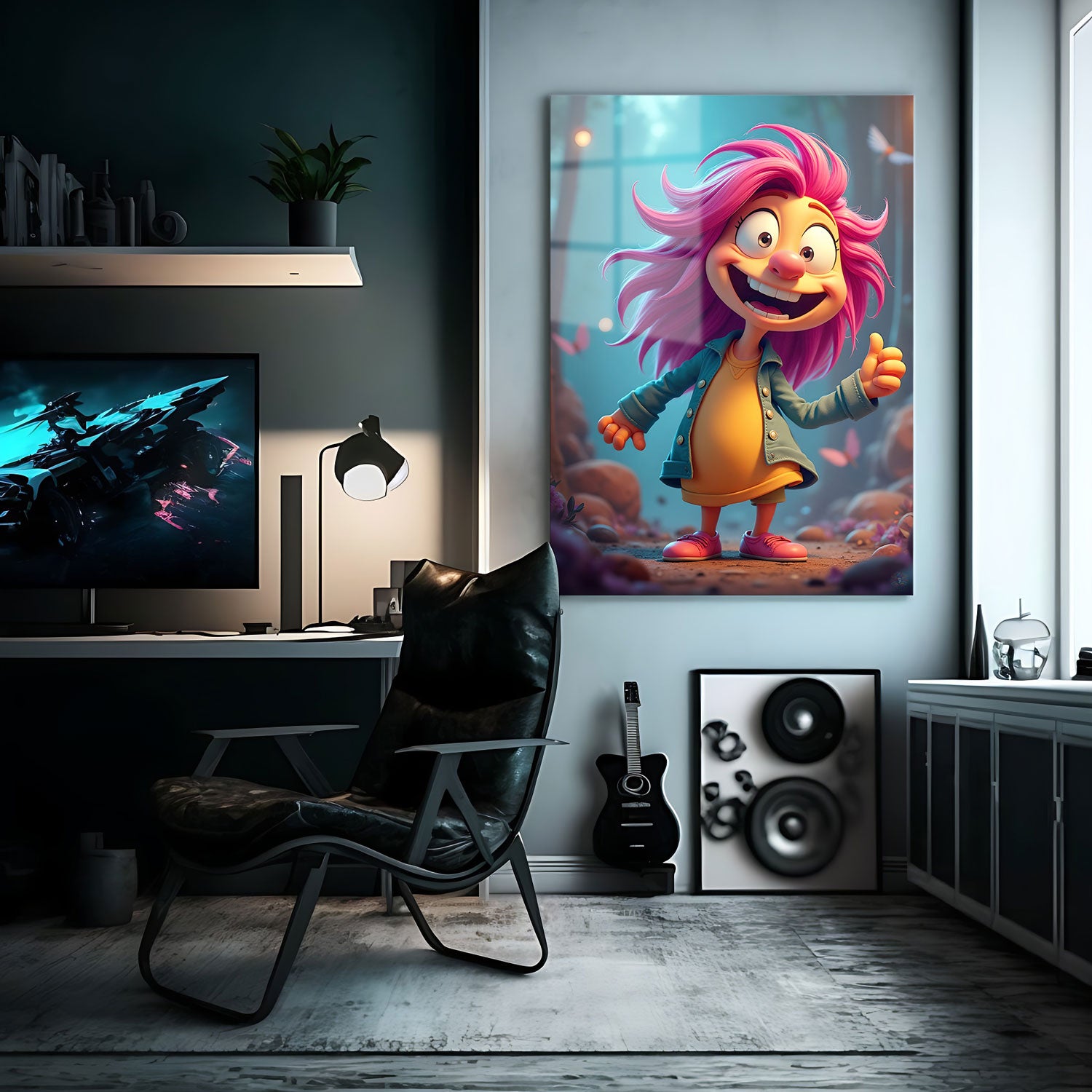 Ziggy Flutterheart - Metal Print