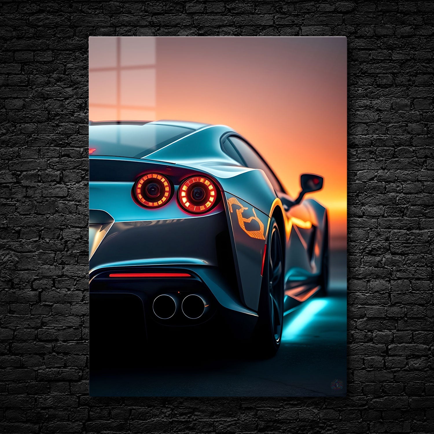 Sunset Striker - Metal Print