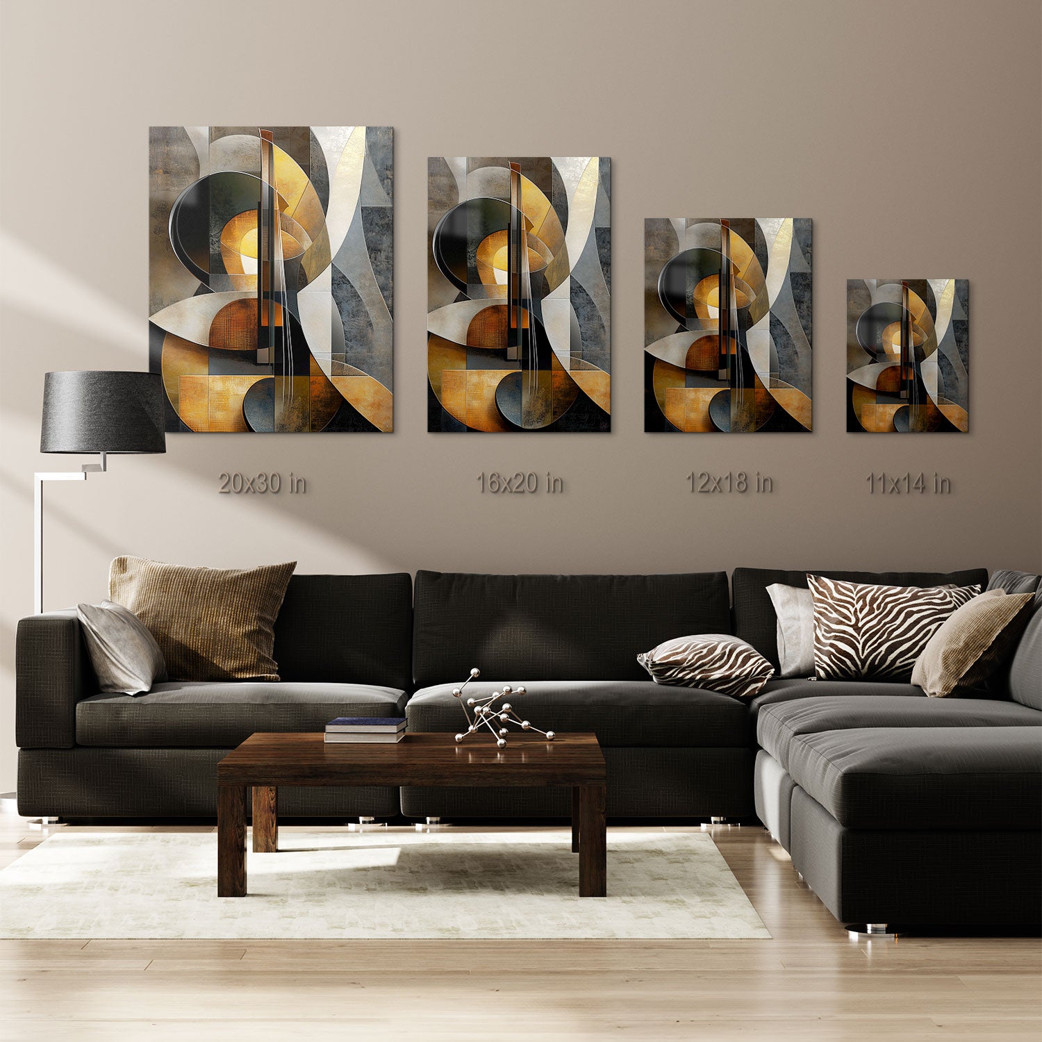 CRUART Metal Prints Sizes